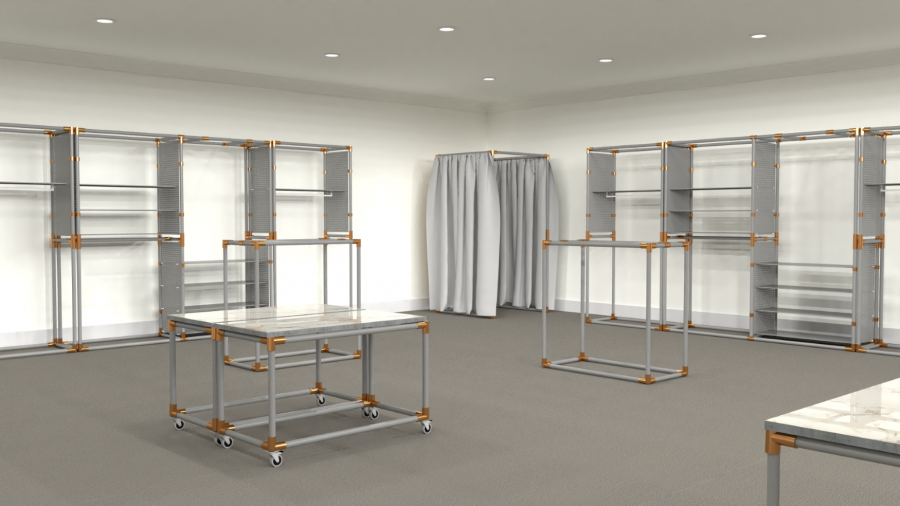 Retail store fitting