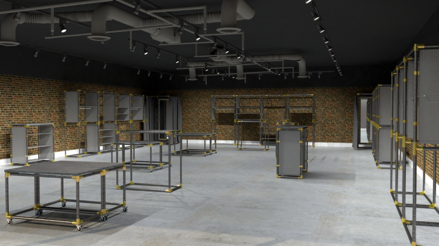 Retail store fitting