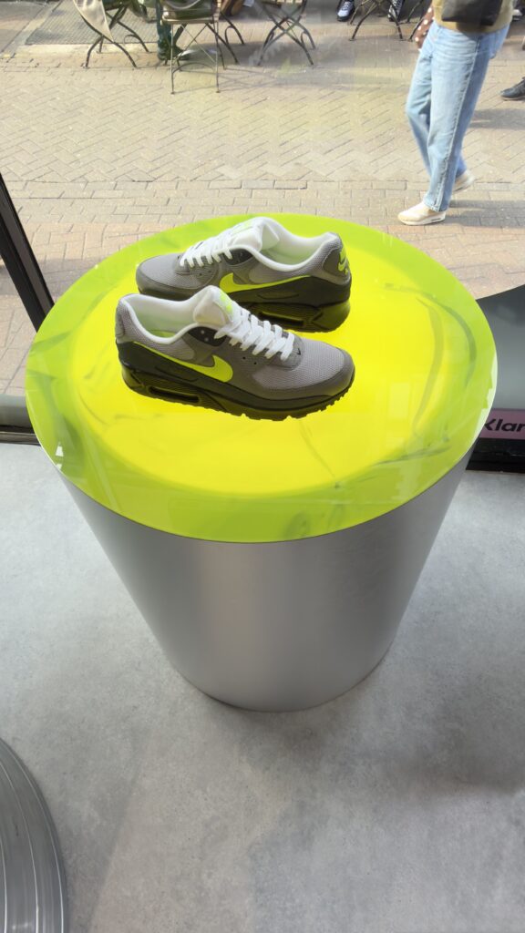 Experience-led sneaker retail activation inside the Size? Carnaby Street flagship in London
